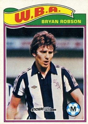 Sticker Bryan Robson - Footballers 1978-1979
 n. 14 - Topps