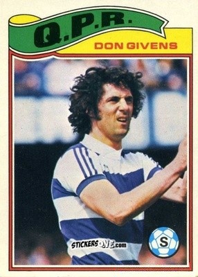 Sticker Don Givens - Footballers 1978-1979
 n. 155 - Topps