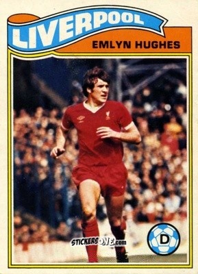 Sticker Emlyn Hughes - Footballers 1978-1979
 n. 180 - Topps