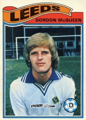 Sticker Gordon McQueen - Footballers 1978-1979
 n. 210 - Topps