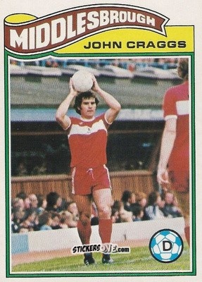 Sticker John Craggs - Footballers 1978-1979
 n. 39 - Topps
