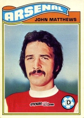 Sticker John Matthews - Footballers 1978-1979
 n. 218 - Topps