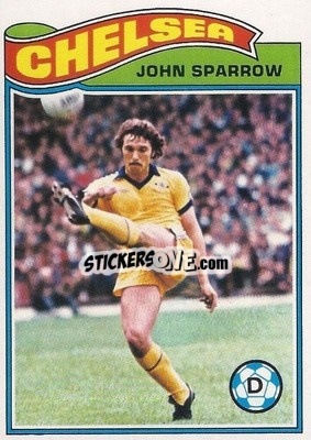 Sticker John Sparrow - Footballers 1978-1979
 - Topps