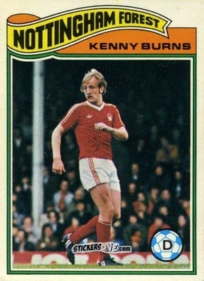 Sticker Kenny Burns - Footballers 1978-1979
 n. 60 - Topps