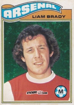 Sticker Liam Brady - Footballers 1978-1979
 n. 10 - Topps