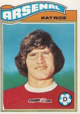 Sticker Pat Rice - Footballers 1978-1979
 n. 53 - Topps