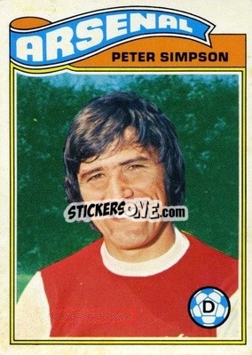 Cromo Peter Simpson - Footballers 1978-1979
 - Topps