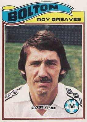 Sticker Roy Greaves - Footballers 1978-1979
 - Topps