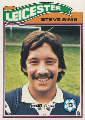 Sticker Steve Sims - Footballers 1978-1979
 n. 29 - Topps