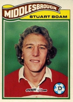 Sticker Stuart Boam - Footballers 1978-1979
 n. 189 - Topps