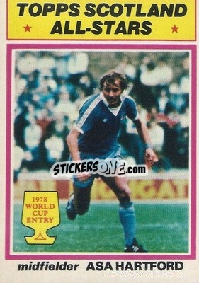 Sticker a Hartford - Scottish Footballers 1978-1979
 - Topps