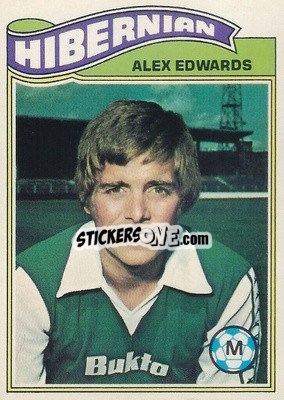 Cromo Alex Edwards - Scottish Footballers 1978-1979
 - Topps