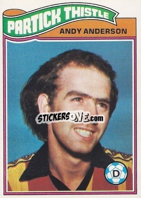 Sticker Andy Anderson - Scottish Footballers 1978-1979
 - Topps