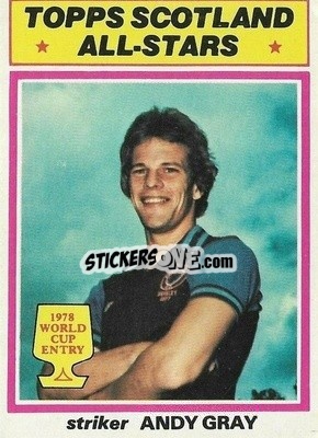 Sticker Andy Gray - Scottish Footballers 1978-1979
 - Topps