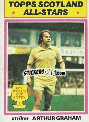 Sticker Arthur Graham - Scottish Footballers 1978-1979
 n. 122 - Topps