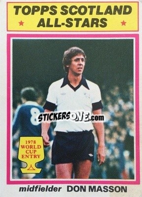 Sticker Don Mson - Scottish Footballers 1978-1979
 - Topps