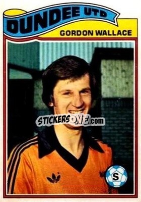 Cromo Gordon Wallace - Scottish Footballers 1978-1979
 - Topps
