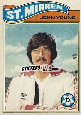 Sticker John Young - Scottish Footballers 1978-1979
 n. 101 - Topps