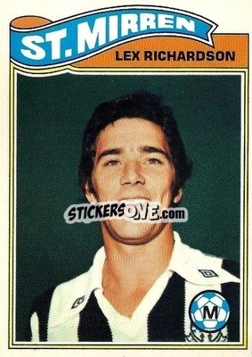 Sticker Lex Richardson - Scottish Footballers 1978-1979
 - Topps