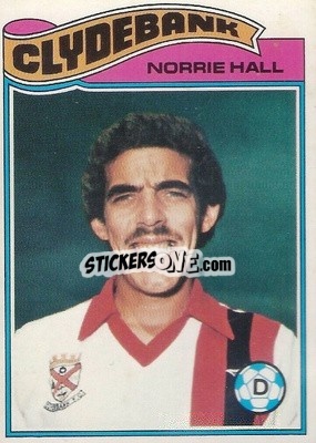 Sticker Norrie Hall - Scottish Footballers 1978-1979
 - Topps