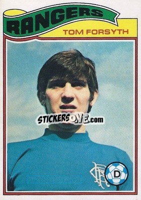 Sticker Tom Forsyth - Scottish Footballers 1978-1979
 n. 25 - Topps