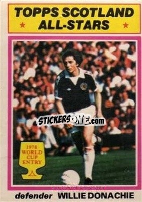 Sticker Willie Donachie - Scottish Footballers 1978-1979
 - Topps