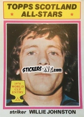 Sticker Willie Johnston - Scottish Footballers 1978-1979
 - Topps
