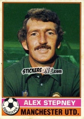 Sticker Alex Stepney - Footballers 1977-1978
 - Topps