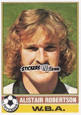 Sticker Alistair Robertson - Footballers 1977-1978
 - Topps