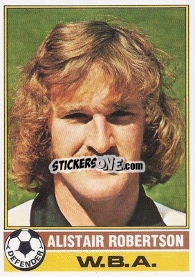 Sticker Alistair Robertson - Footballers 1977-1978
 n. 166 - Topps