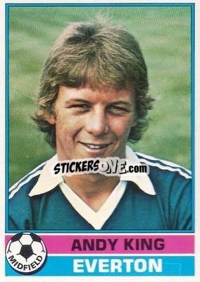 Sticker Andy King - Footballers 1977-1978
 n. 134 - Topps