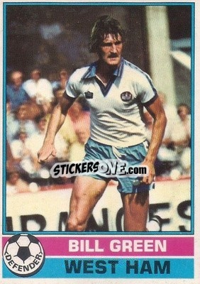 Sticker Bill Green - Footballers 1977-1978
 n. 143 - Topps