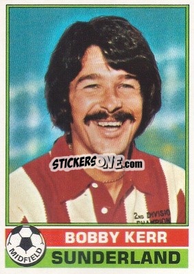 Cromo Bobby Kerr - Footballers 1977-1978
 n. 36 - Topps