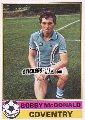 Sticker Bobby McDonald - Footballers 1977-1978
 - Topps