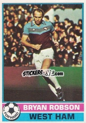 Sticker Bryan Robson - Footballers 1977-1978
 - Topps