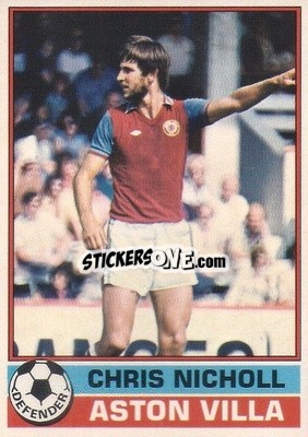 Cromo Chris Nicholl - Footballers 1977-1978
 n. 127 - Topps
