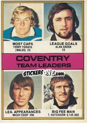 Figurina Coventry Team Leaders - Footballers 1977-1978
 - Topps