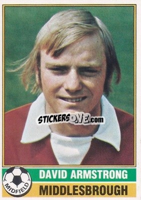 Sticker David Armstrong - Footballers 1977-1978
 - Topps