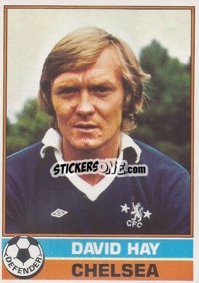 Sticker David Hay - Footballers 1977-1978
 n. 318 - Topps
