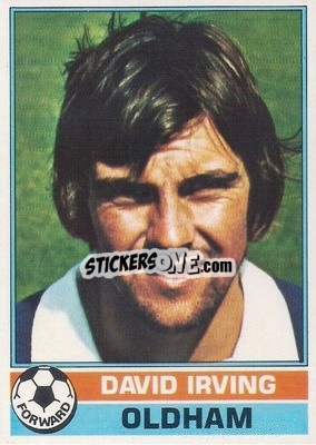 Sticker David Irving - Footballers 1977-1978
 n. 89 - Topps