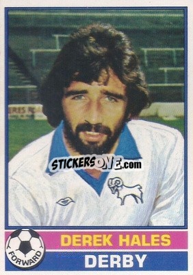Cromo Derek Hales - Footballers 1977-1978
 n. 190 - Topps
