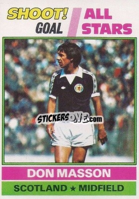 Sticker Don Mson  - Footballers 1977-1978
 - Topps