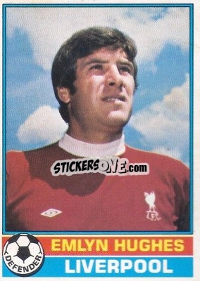 Sticker Emlyn Hughes - Footballers 1977-1978
 - Topps