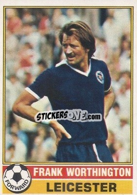 Sticker Frank Worthington - Footballers 1977-1978
 n. 70 - Topps