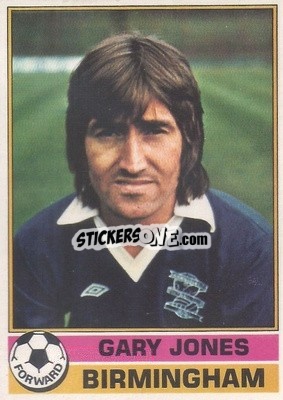 Sticker Gary Jones - Footballers 1977-1978
 n. 323 - Topps