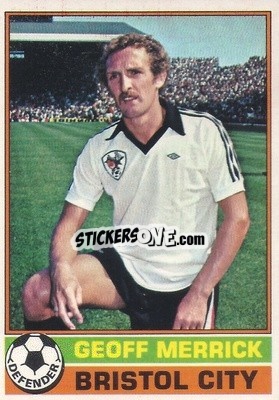 Sticker Geoff Merrick - Footballers 1977-1978
 n. 195 - Topps