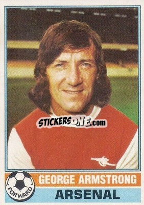 Sticker George Armstrong - Footballers 1977-1978
 n. 42 - Topps