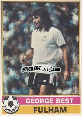 Sticker George Best - Footballers 1977-1978
 - Topps