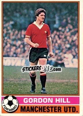 Sticker Gordon Hill - Footballers 1977-1978
 - Topps