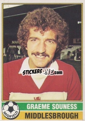 Sticker Graeme Souness - Footballers 1977-1978
 - Topps